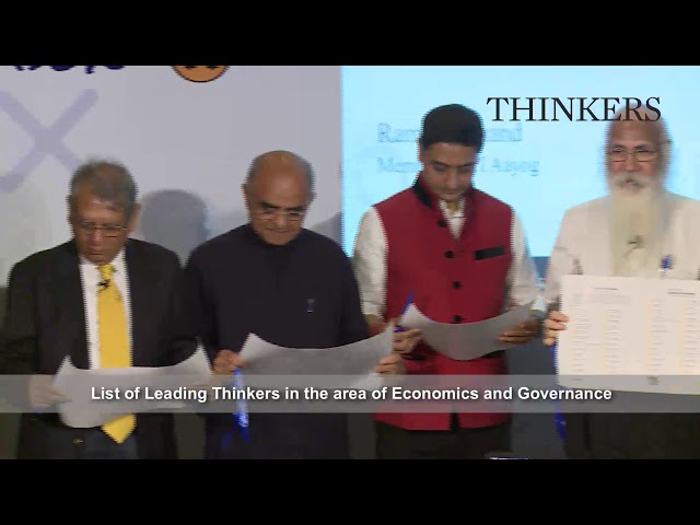 Releasing the List of Leading thinkers in Economics and Governance