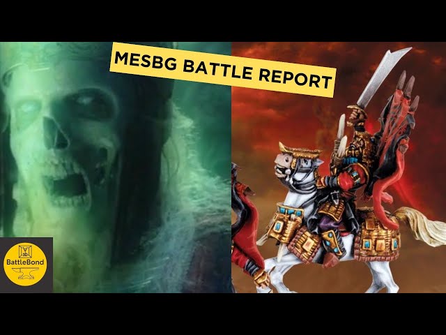 MESBG Battle Report - 600 pts Dead of Dunharrow vs Serpent Horde