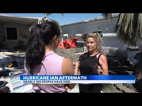 Floridians survey the damage after Hurricane Ian; 100 reported dead