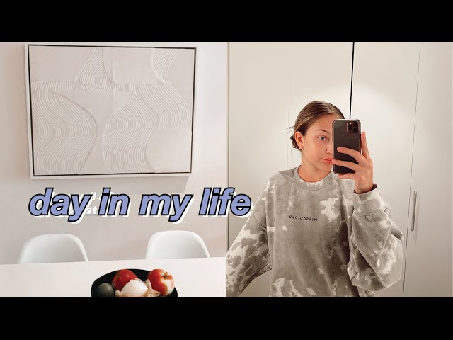day in my life at home: sephora haul, online classes, & cooking | maddie cidlik