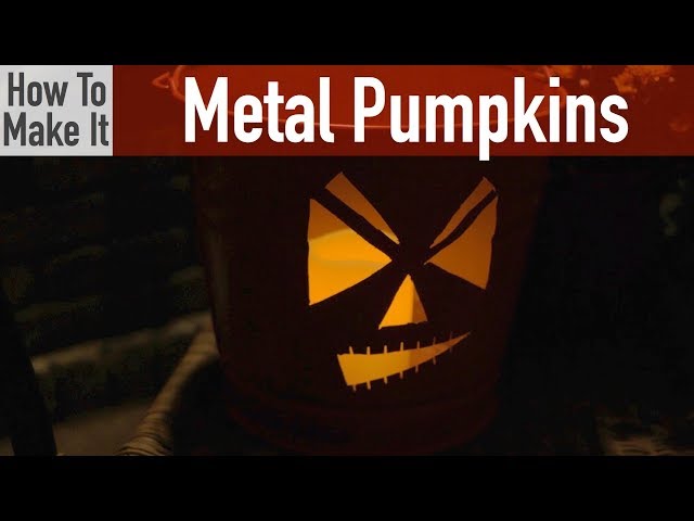 How to make your own Metal Pumpkins