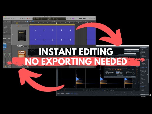 Instantly Transfer Audio File Edits Without Exporting