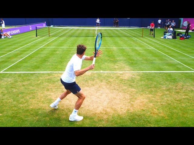 Casper Ruud Training - Court Level View - ATP Tennis