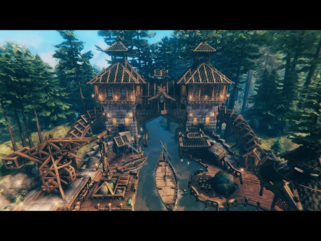 Bridge House Build - Valheim Live Stream # 5
