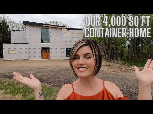 Huge Container Home Built in 17 Minutes //TIMELAPSE//