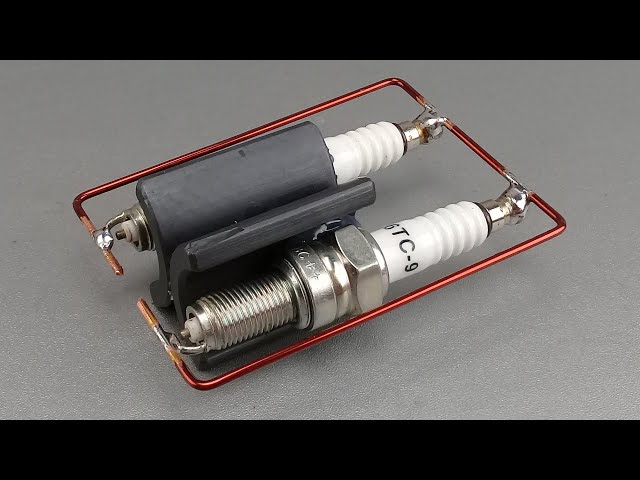 Make 220v Free Electric Energy Using Magnet With Spark Plug 100% At Home