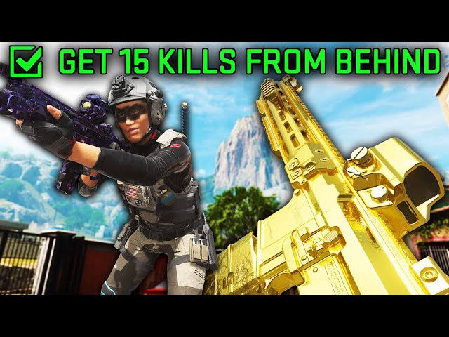 HOW TO GET KILLS FROM BEHIND IN MW2 EASY (MW2 Gold Camo Fast Guide)