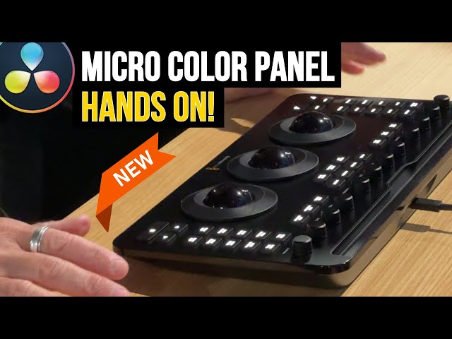NEW! Micro Color Panel for Resolve - MY FIRST REACTION - NAB Show 2024!