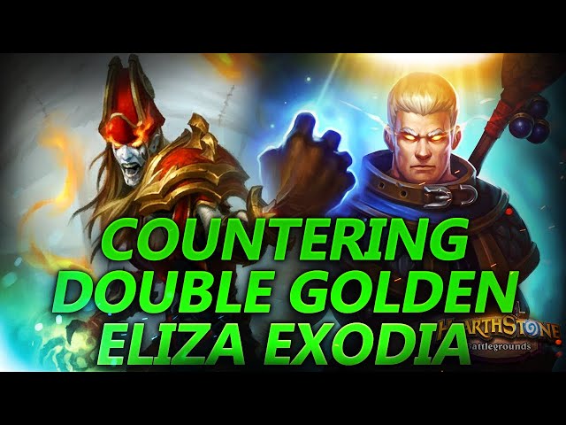 Countering Double Golden Eliza Exodia! | Hearthstone Battlegrounds Gameplay | Patch 21.6 | bofur_hs