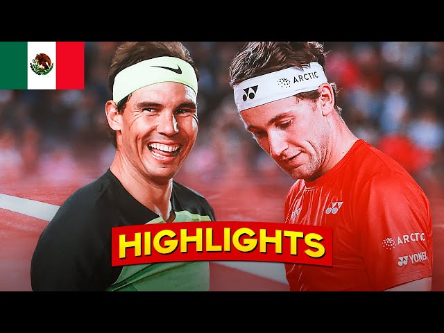 Nadal vs. Ruud ● Mexico Exhibition 2022 (Highlights)
