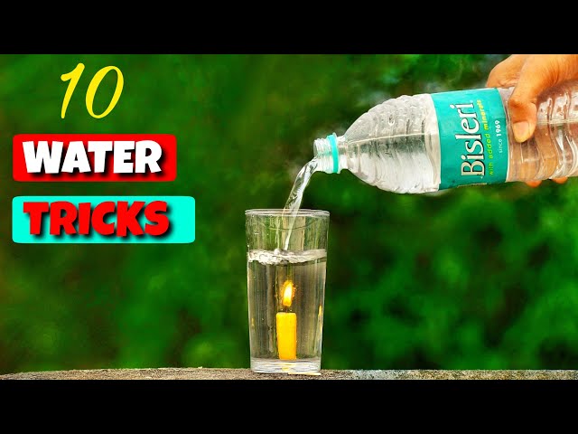 10 Amazing Water Experiments || Science Experiments With Water