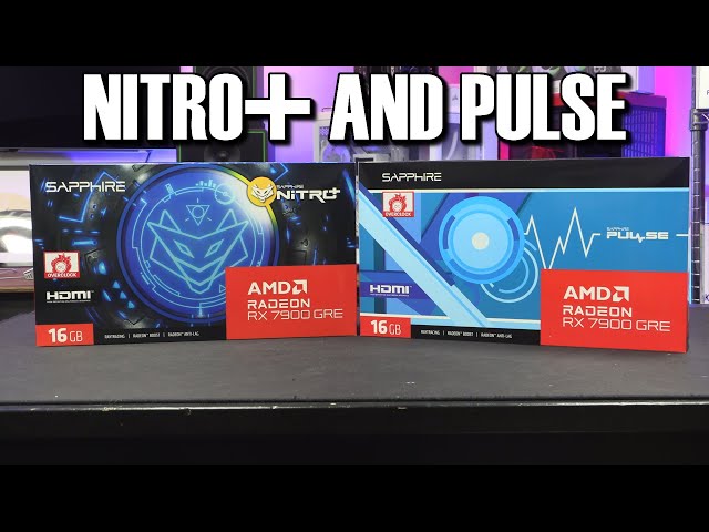Sapphire RX 7900 GRE Nitro+ OC and Pulse OC Review