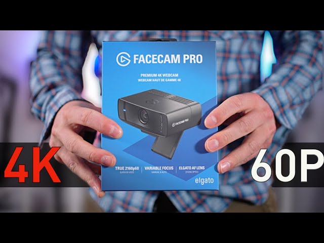 Elgato 4K60p Facecam Pro Webcam Review (vs. Logitech/OBSBot/More)