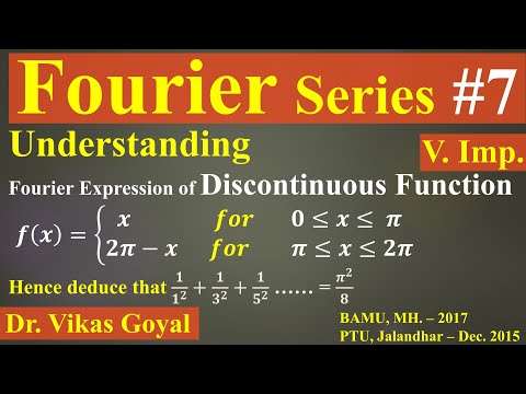 Fourier Series for Discontinuous Functions
