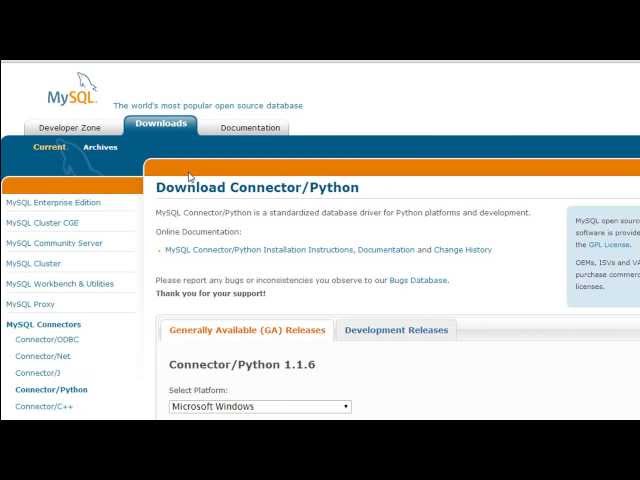 Python Programming Tutorial - 48: Install MySql Connector for Python