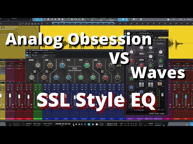 Analog Obsession SSQ VS Waves SSL E-Channel