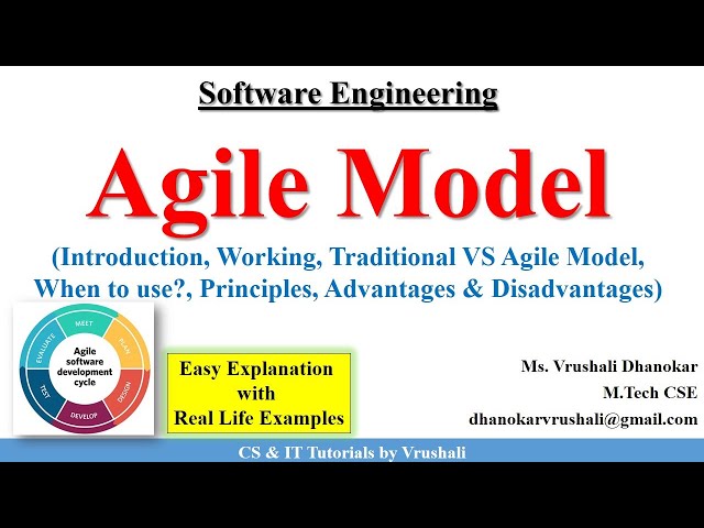SE 11 : Agile Model | Complete Explanation with Examples | Waterfall VS Agile Model