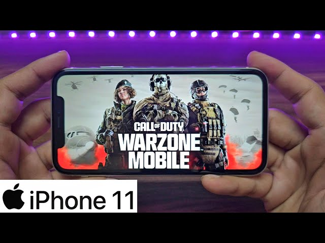 COD Warzone Mobile (iPhone 11) | Better than Android