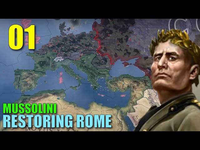 Mussolinis Roman Empire [Part 01] - WWII Hoi4 Timelapse