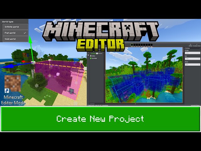How To Access Minecraft's Official But Hidden Editor Mode! (OP World Editor Settings)