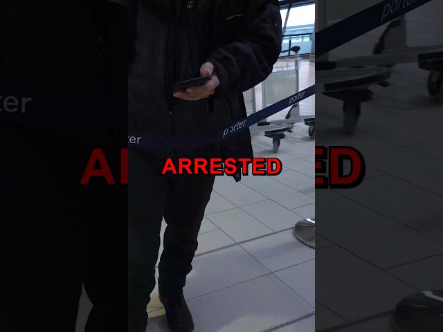 I WAS ALMOST ARRESTED FOR FILMING AT THE AIRPORT✈️