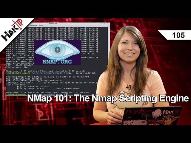 NMap 101: The Nmap Scripting Engine, HakTip 105