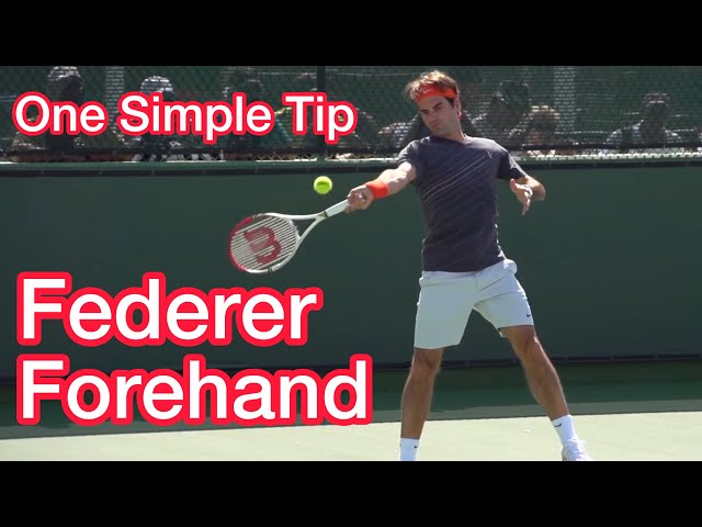 Finish Above Your Head To Shape The Ball (Tennis Forehand Technique)