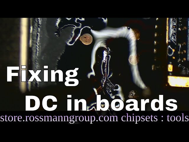 Repairing a Macbook Air DC in board at component level!