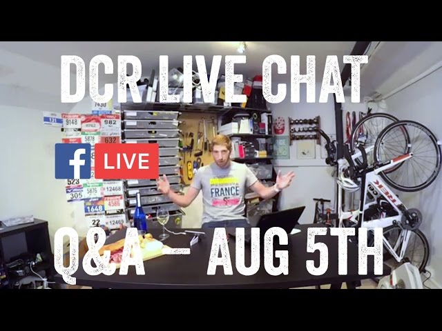 DCR August 5th 2016 Facebook Live Q&A Chat!