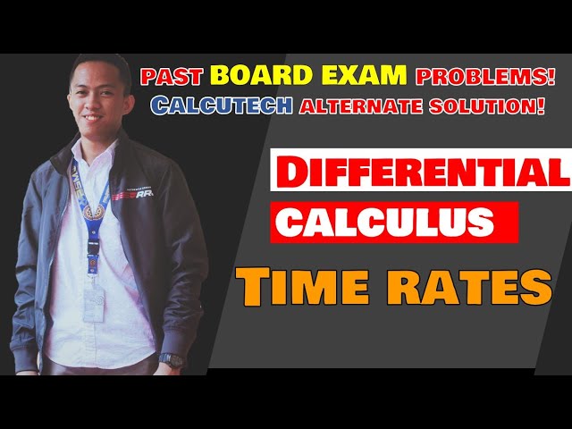 Time Rates |Differential Calculus|