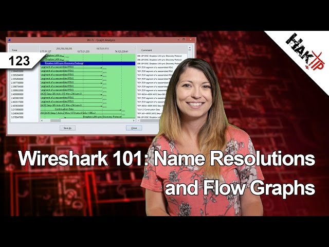 Wireshark 101: Name Resolutions and Flow Graphs, HakTip 123