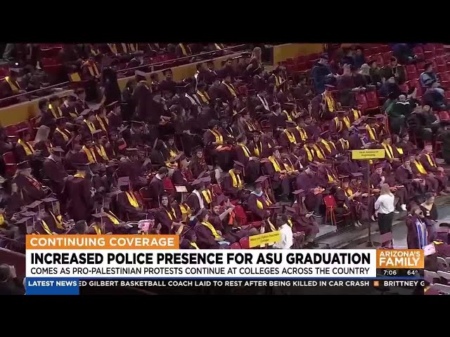 Police presence increased for ASU graduation amid nationwide protests