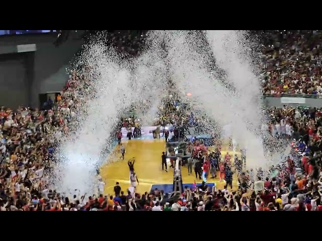Ginebra Game 7 last seconds before crowning the Commissioner's Cup Champions! @Phil Arena