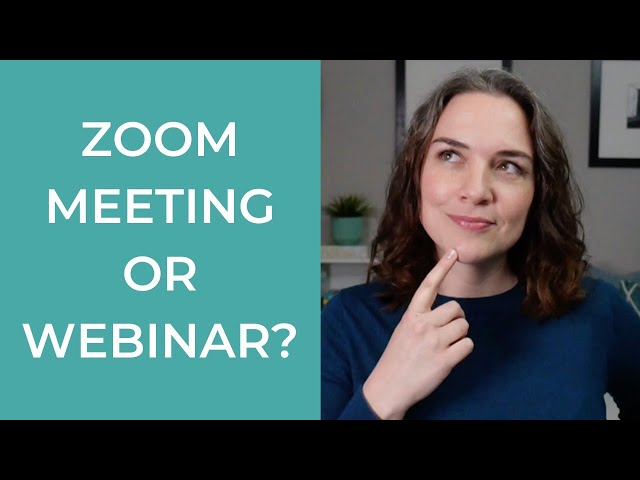 Zoom Meeting vs Webinar Comparison