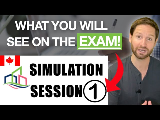 Humber College Real Estate Simulation Session 1 EXAM: WHAT TO EXPECT!