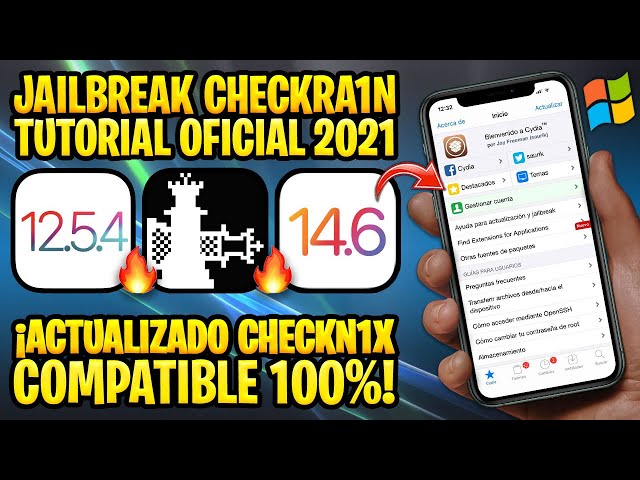 TUTORIAL CHECKRA1N WINDOWS ✅ JAILBREAK iOS 14.6 and 12.5.3 OFFICIAL (Checkn1x)