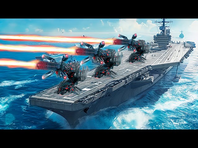 STEALTH Aircraft Carrier With LASER Weapons Is Already Defending Israel!