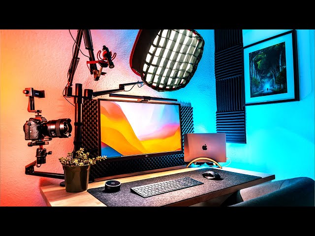 TINY Room YouTube Studio Setup on a BUDGET!