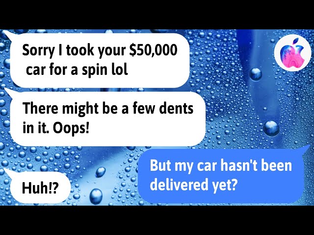 【Apple】Jealous SIL steals my car and crashes it!? But when I tell her it's not even my car...