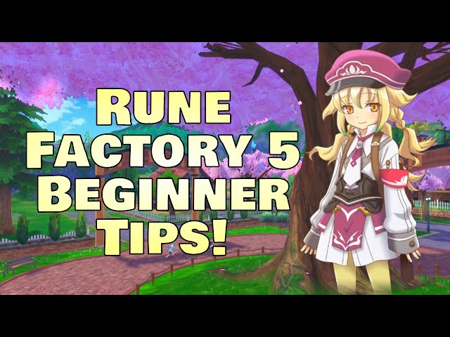 10 Beginner Tips You Should Know Before Playing Rune Factory 5! (read pinned comment)