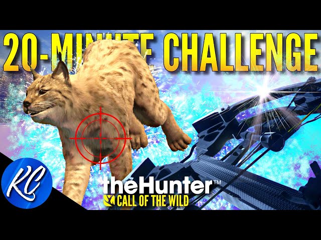 🏹20-MINUTE CROSSBOW HEART-SHOT CHALLENGE🏹Heart-Shot a Lynx Before Time Runs Out! Call of the Wild
