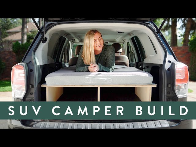 I Turned My SUV Into A CAMPER | Easy DIY Platform Build