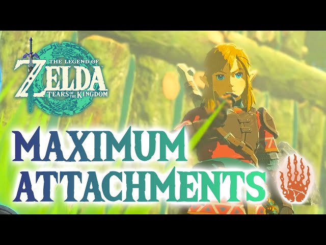 Maximum Number of  Ultrahand Attachments? Zelda Tears of the Kingdom