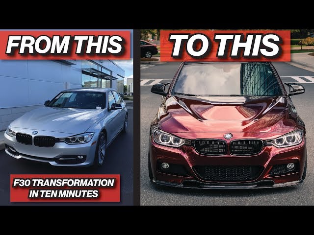BUILDING AN F30 BMW IN 10 MINUTES