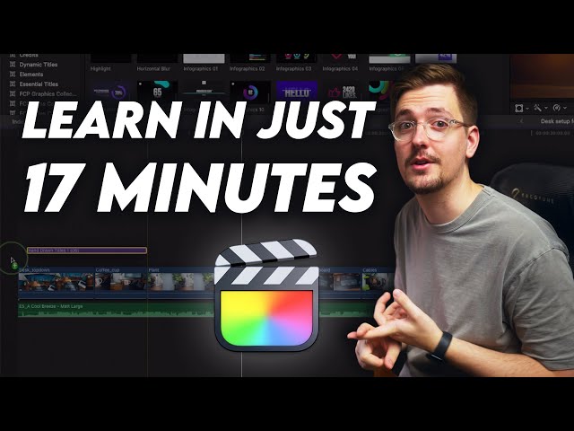 Final Cut Pro For Beginners 2024 - Getting Started Tutorial