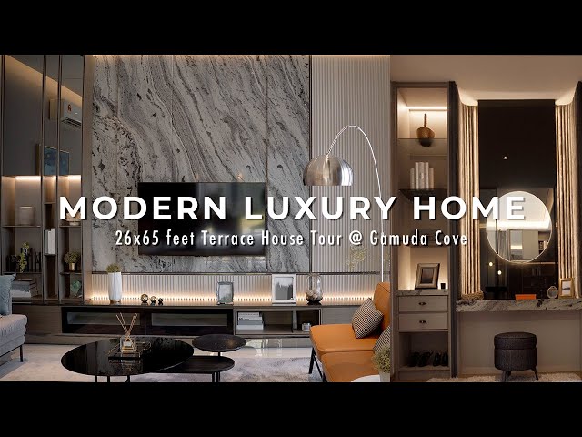 Modern Luxury 26x65ft Terrace House InteriorDesign |2-storey Modern House Tour surrounded by Greens!