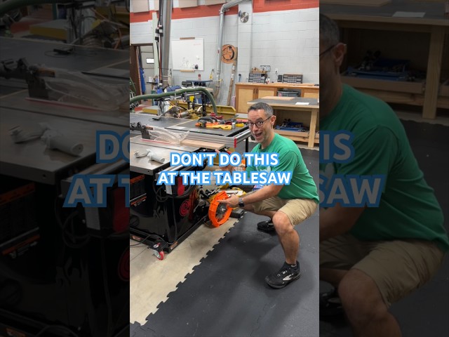 5 Things NOT to do at the Table Saw!