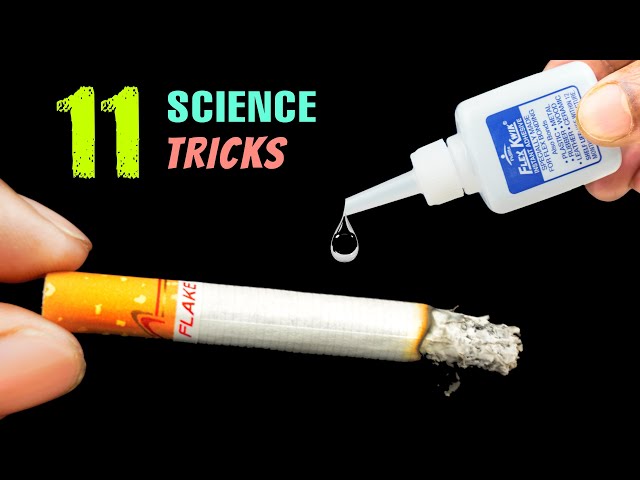 11 Awesome SCIENCE MAGIC TRICKS & Experiments