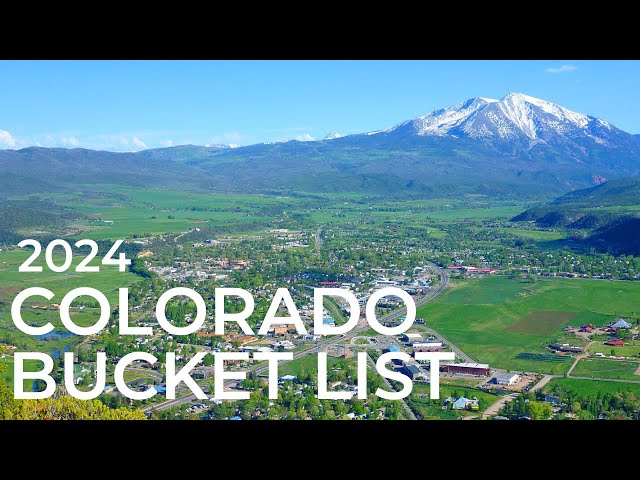 COLORADO BUCKET LIST 2024: Epic Things to Do in Colorado | Destinations to Add to Your List