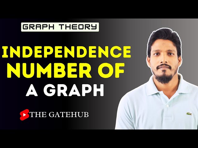 Independence number of a graph | Independence Set | GATECSE | Graph Theory